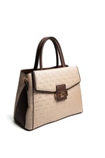 Silver & Polo SP1264 Kadın El Çantası Logolu Nut-Kahve