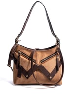 Silver & Polo SP1268 Kadın Omuz Çantası Süet Taba-Kahve