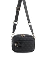 Silver & Polo SP1269 Kadın Çapraz Çanta Monogram Siyah