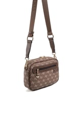 Silver & Polo SP1269 Kadın Çapraz Çanta Monogram Kahve