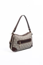 Silver & Polo SP1269 Kadın Omuz Çantası Monogram Y.Yeşil-Kahve