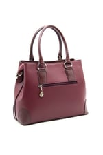 Silver & Polo SP667 Kadın El Çantası Düz Bordo