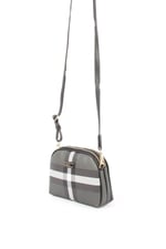 Silver & Polo SP765 Kadın Çapraz Çanta Ekose Siyah