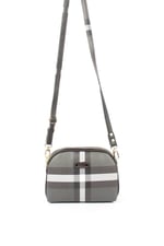Silver & Polo SP765 Kadın Çapraz Çanta Ekose Siyah