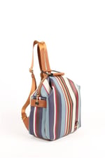 Silver & Polo SP771 Kadın Sırt Çantası Ekose Mix-Taba