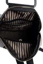 Silver & Polo SP771 Kadın Sırt Çantası Monogram Füme-Siyah