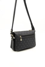 Silver & Polo SP784 Kadın Çapraz Çanta Monogram Siyah