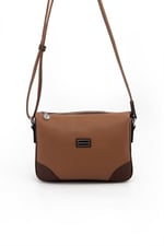 Silver & Polo SP784 Kadın Çapraz Çanta Petek Karamel-Kahve