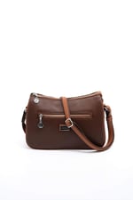 Silver & Polo SP818 Kadın Çapraz Çanta Petek Kahve-Taba