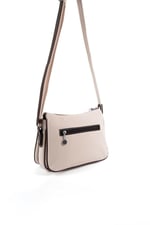 Silver & Polo SP818 Kadın Çapraz Çanta Petek Bej-Kahve