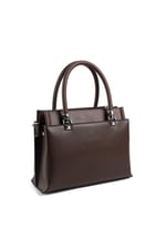Silver & Polo SP826 Kadın El Çantası Düz Kahve