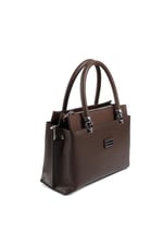 Silver & Polo SP826 Kadın El Çantası Düz Kahve
