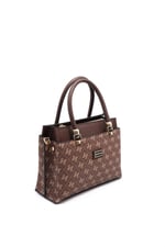 Silver & Polo SP826 Kadın El Çantası Monogram Kahve