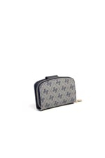 Silver & Polo SP874 Kadın Cüzdan & Kartlık Monogram Gri-Lacivert