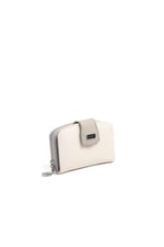 Silver & Polo SP874 Kadın Cüzdan & Kartlık Düz Beyaz-A.Gri
