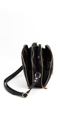 Silver & Polo SP899 Kadın Çapraz Çanta Monogram Koyubej-Kahve