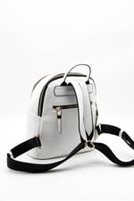Silver & Polo SP901 Kadın Sırt Çantası Logolu Beyaz