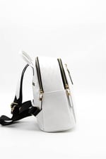 Silver & Polo SP901 Kadın Sırt Çantası Logolu Beyaz