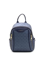 Silver & Polo SP906 Kadın Sırt Çantası Logolu Lacivert