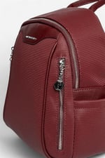 Silver & Polo SP906 Kadın Sırt Çantası Petek Bordo