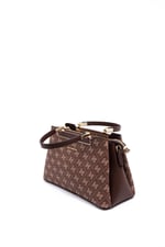 Silver & Polo SP913 Kadın El Çantası Monogram Kahve