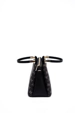 Silver & Polo SP913 Kadın El Çantası Monogram Füme-Siyah