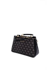 Silver & Polo SP913 Kadın El Çantası Monogram Füme-Siyah
