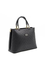 Silver & Polo SP924 Kadın El Çantası Logolu Siyah
