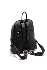 Silver & Polo SP926 Kadın Sırt Çantası Monogram Siyah