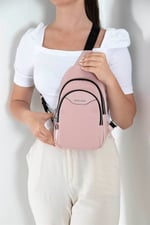 Silver & Polo SP959 Kadın Vücut Çantası Petek Pink