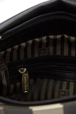 Silver & Polo SP963 Kadın Çapraz Çanta Ekose Kahve-Siyah
