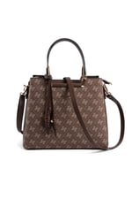 Silver & Polo SP969 Kadın El Çantası Monogram Kahve