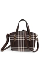 SP1021 Kadın El Çantası Ekose Kahve - Kahve SP1021-M212