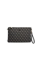 SP1034 Kadın Portföy & Clutch Monogram Füme-Siyah