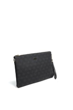 SP1034 Kadın Portföy & Clutch Monogram Siyah-Siyah