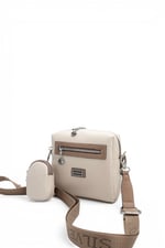SP1038 Kadın Çapraz Çanta Düz Bej - Latte SP1038-M105