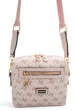 SP1038 Kadın Çapraz Çanta Monogram Pembe - Pudra SP1038-M178