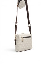 SP1038 Kadın Çapraz Çanta Monogram Taş - Kahve SP1038-M178