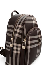 SP1062 Kadın Sırt Çantası Ekose Kahve - Kahve SP1062-M212