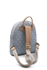SP1062 Kadın Sırt Çantası Monogram Mavi-Ten