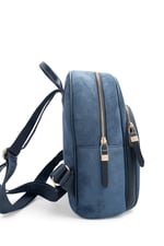SP1062 Kadın Sırt Çantası Süet Lacivert - Lacivert SP1062-M12