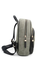 SP1062 Kadın Sırt Çantası Süet Life Yeşil - Siyah SP1062-M12