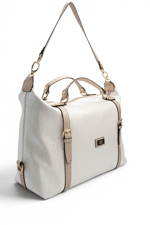 SP1064 Kadın Seyahat Çantası Logolu Sedef-S.Nut