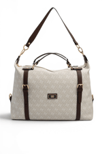 SP1064 Kadın Seyahat Çantası Monogram Taş-Kahve