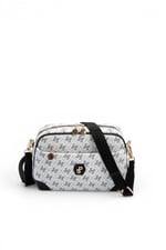 SP1094 Kadın Çapraz Çanta Monogram Beyaz-Siyah SP1094-M178