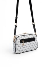 SP1094 Kadın Çapraz Çanta Monogram Beyaz-Siyah SP1094-M178