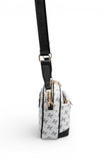 SP1094 Kadın Çapraz Çanta Monogram Beyaz-Siyah SP1094-M178
