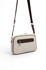 SP1094 Kadın Çapraz Çanta Monogram Taş-Kahve SP1094-M178