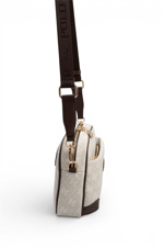 SP1094 Kadın Çapraz Çanta Monogram Taş-Kahve SP1094-M178