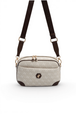 SP1094 Kadın Çapraz Çanta Monogram Taş-Kahve SP1094-M178